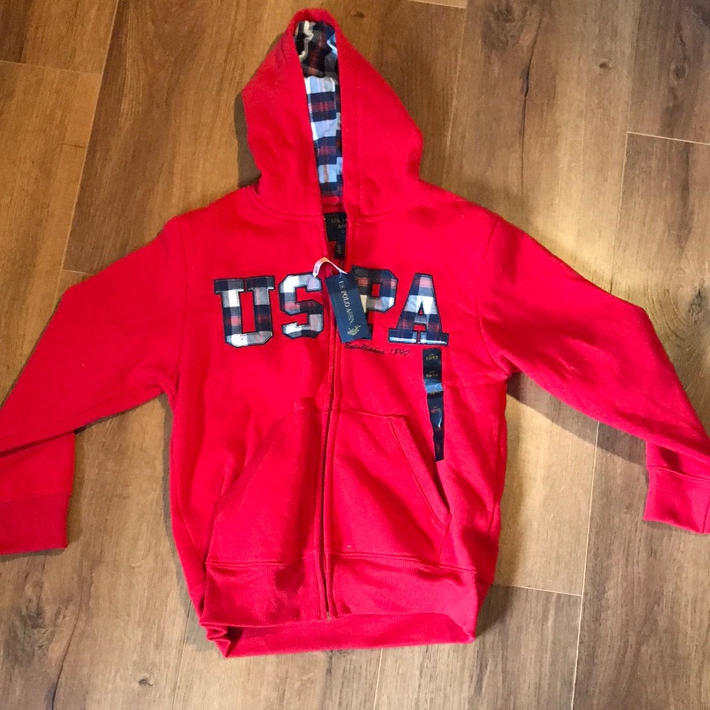 Boys 10/12 U.S. Polo Assn. zip hoodie